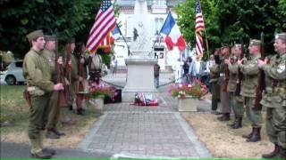 preview picture of video 'Débarquement Américain 26 août 2012 - Cérémonie aux Morts'
