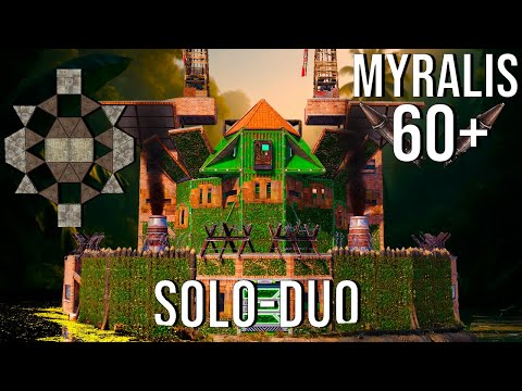 MYRALIS - SOLO/DUO with BEST HIDDEN BUNKERS & SMALL UPKEEP (60+rockets) [rust base design]