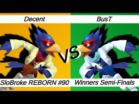 SloBroke REBORN #90 – Melee Singles WSF – Decent ⟮Falco⟯ vs BusT ⟮Falco⟯