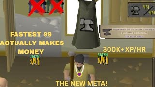 The Fastest Way To 99 Smithing In OSRS Actually Makes Money