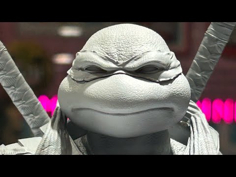 Nycc 2025 Mondo 1/6 tmnt Donnie painted and first prototype Leo 