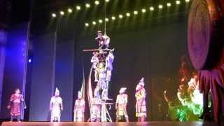Balancing Act at an Acrobatic Show in Beijing, China