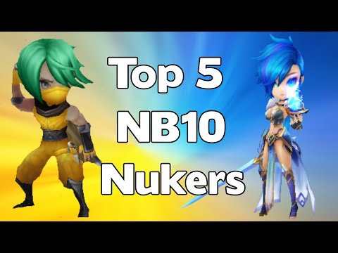 Summoners War - Top 5 NB10 Nukers - Best Nukers in Necro B10