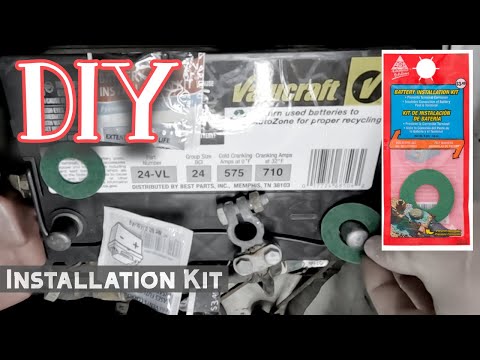 How to Install Battery Installation Kit - AGS Dielectric Grease and Washers - DIY