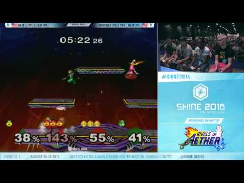 Shine 2016 SSBM - SPY | MacD & WFX | Shroomed Vs. Bagelz & Flop - Melee Doubles Tournament
