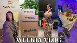 WEEKLY VLOG : ANNIVERSARY, NEW HAIRSTYLE, COOKING, LEVI’S EVENT, TAKEALOT UNBOXING & MORE