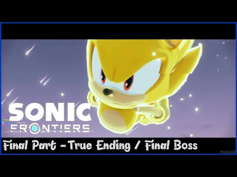 Sonic Frontiers 100% Walkthrough Final Part - Rhea & Ouranos Island / True Final Boss / True Ending