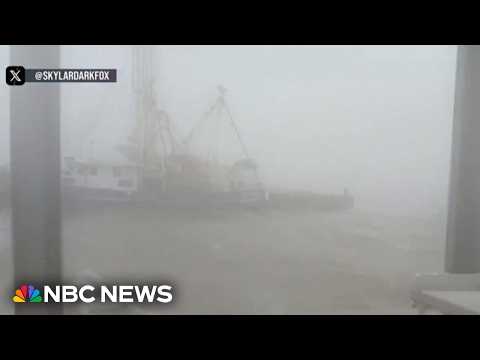 Tropical Storm Edouard hits Gulf Coast