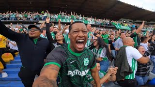 Atlético soccer game in MEDELLIN *INSANE FANS*