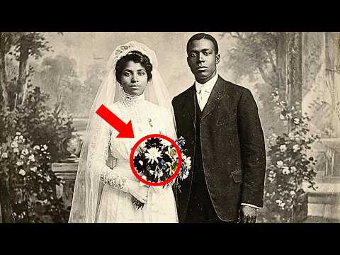 It was just a wedding photo — until experts noticed the flowers the bride was holding