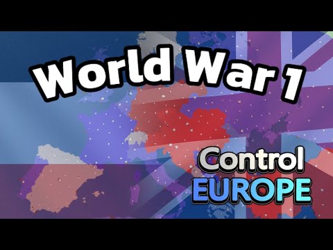 50 Players Simulate World War 1 In Roblox Control Europe! 