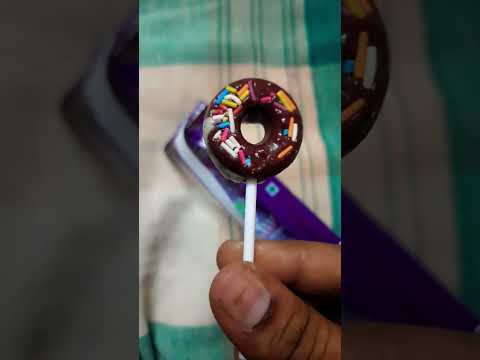 chocolate donut 🍩 lollipop 🍭 unboxing 🍫 ♥️ #viralshort #satisfying #chocolates #hadiyaplaychannel