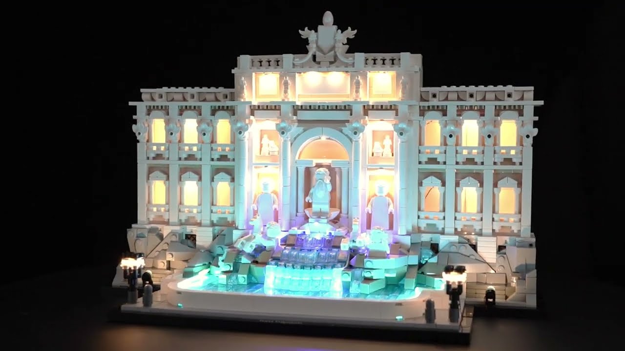 BrickBling LED-Licht-Set für LEGO® Trevi-Brunnen (21062)
