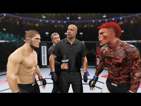 Khabib vs. Grave Skull - EA Sports UFC 2 - Eagle Fights 🦅