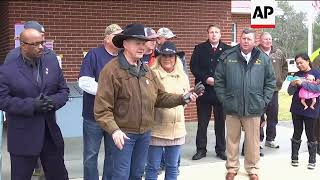 A Confident Roy Moore Rides to Vote on Horseback