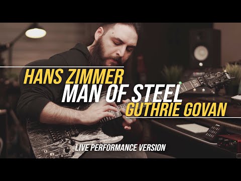 Hans Zimmer & Guthrie Govan - "Man Of Steel" Live Version Solo