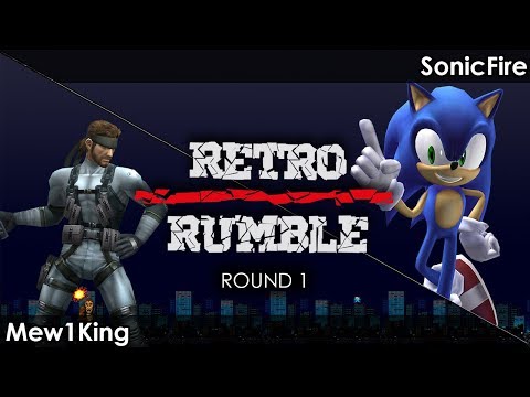 Project M: Mew1King (Snake) V SonicFire (Sonic) - Retro Rumble Tournament SSBPM