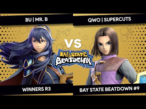 Bay State Beatdown #9 - BU | Mr. B (Lucina) vs qWo | Supercuts (Hero) - Winners R3