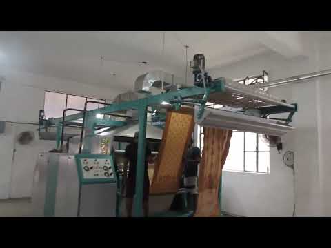 Semi-automatic mild steel saree deco finishing machine deca,...