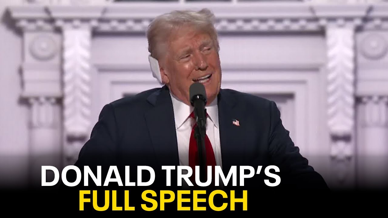 Donald Trump speaks at the RNC: FULL SPEECH