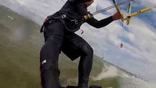 preview picture of video 'Kitesurfing Laboe 13.06.2014 Rollei S50 CORE GTS 1'