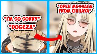 How Niko-tan's excuse for being late changed after reading Chihaya's message