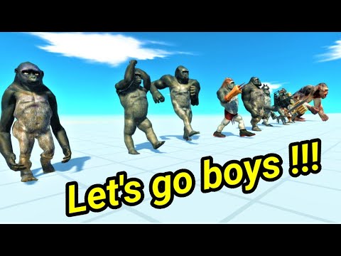 Mutant primates vs every factions animal revolt battle simulator