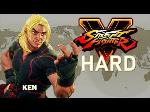 Street Fighter V - Ken Arcade Mode (HARD)