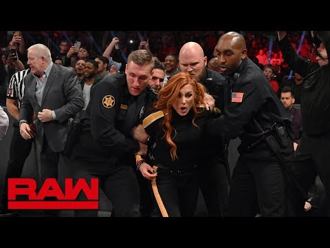 Becky Lynch Interferes In Ronda Rousey’s Match On WWE RAW; Atlanta Police Department “Arrest” Lynch