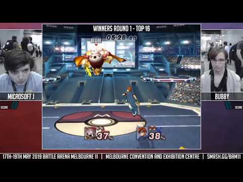 BAM11 PM Singles - Microsoft J (Roy) vs Bubby (Meta Knight) WR1