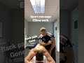 Deep Tissue Sport Massage For Back Pain Relief Elbow Technique