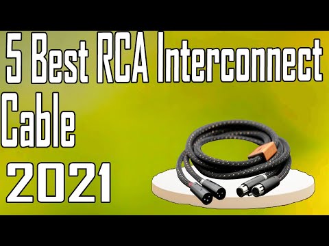 5 Best RCA Interconnect Cable Review 2021