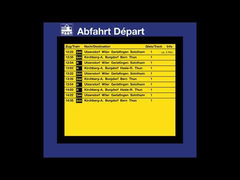 BLS/SBB Verspätungsmeldung - Aefligen - Fahrleitungsstörung