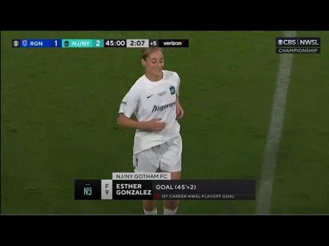Esther González. ( 45´ + 2´´.) Gol: ( 1-2 ).  En la final de la NWSL-2023.