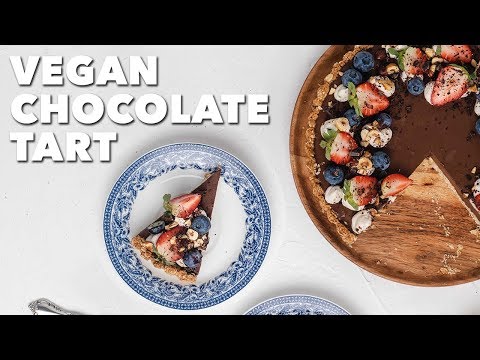 Vegan Chocolate Tart | Collab w/ Sweet Simple Vegan + Krista NC Barril