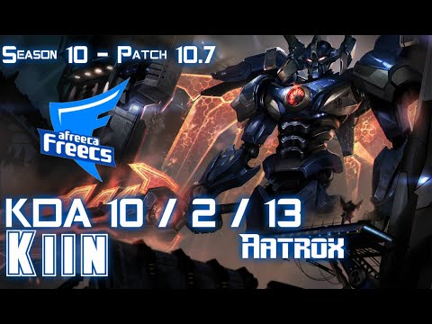 AFs Kiin AATROX vs SETT Top - Patch 10.7 KR Ranked