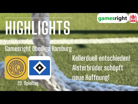 20. Spieltag Gamesright Oberliga Hamburg Highlights FC Alsterbrüder - HSV III