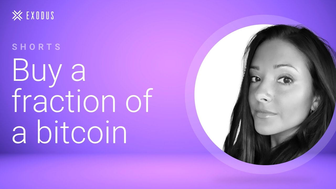 Posso comprar uma fração de um Bitcoin? #calção