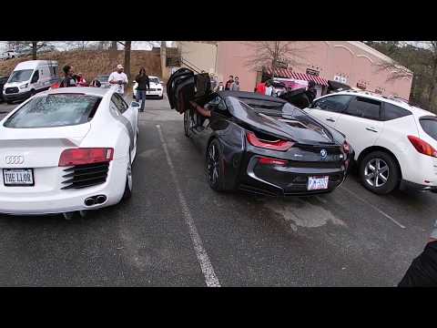 BAGGED AUDI R8 AT DETAIL GARAGE RALEIGH