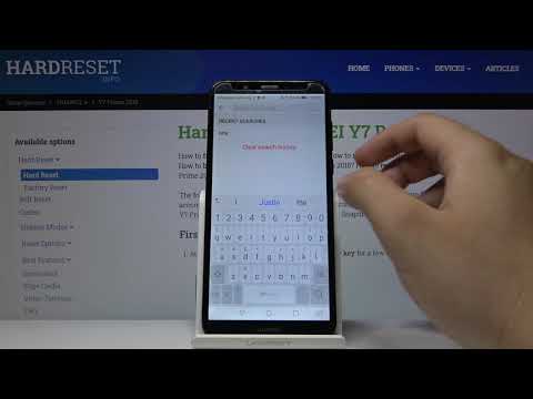 How to Activate High Contrast Text in Huawei Y7 Prime 2018 - Customize Display