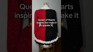 I sewed a Queen of hearts inspired dress. Which villain should I sew next? ￼#sewing