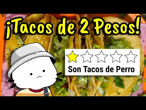 I tried the CHEAPEST Tacos in Mexico City - 2 peso Tacos!