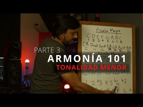 Armonía 101 - Estudiemos la Tonalidad Menor