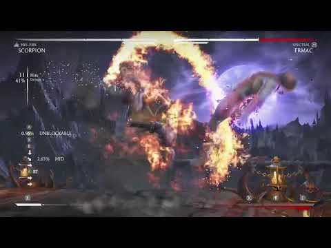 Mkx Hellfire Scorpion 50% Combo