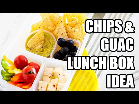 Chips & Guacamole for School | Lunch Box Ideas for Kids by MOMables