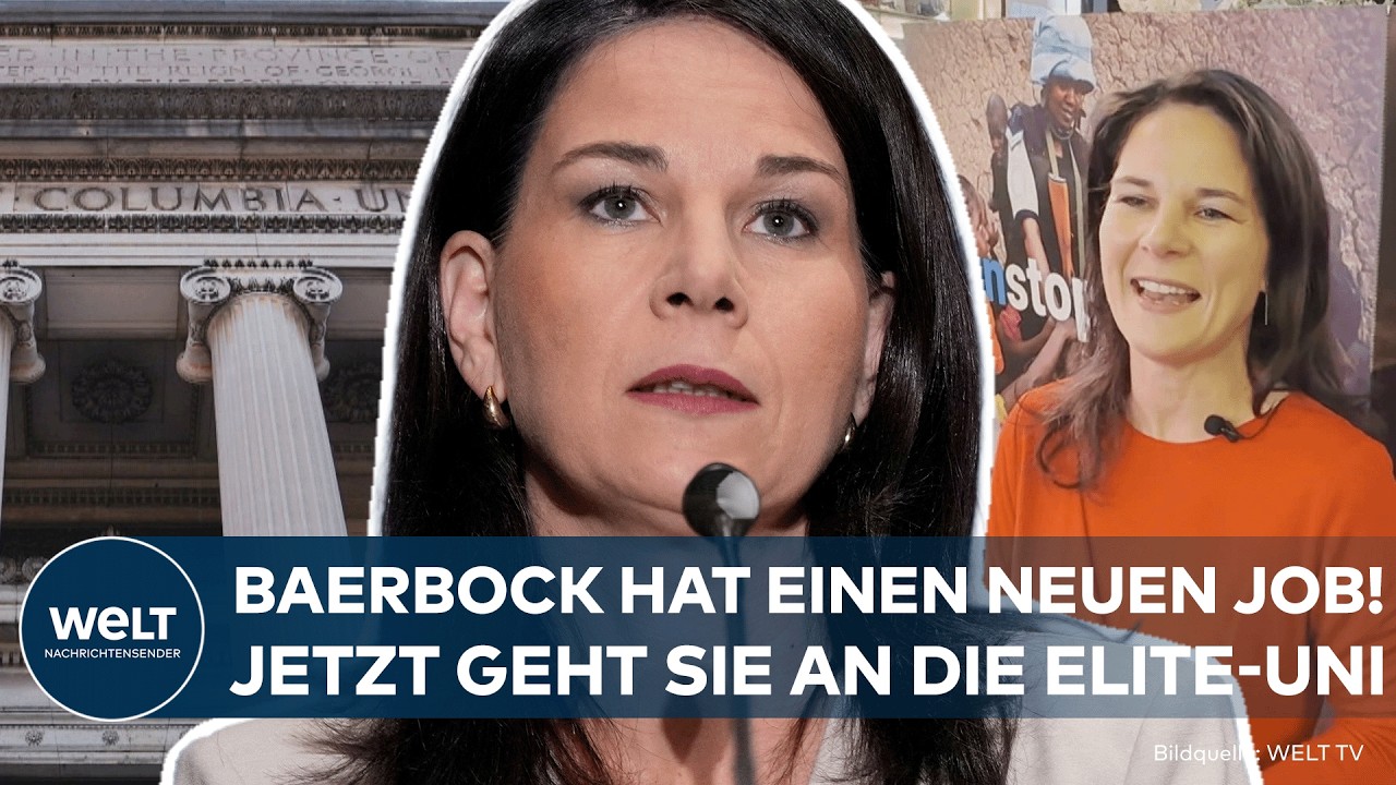 BAERBOCK BLEIBT IN NEW YORK: Ex-Außenministerin wird Professorin! Neuer Job an Columbia University!