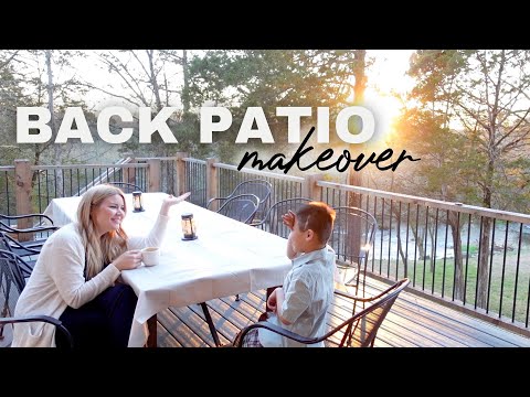 Our New Home Back Patio Makeover 🎉 Home Tour