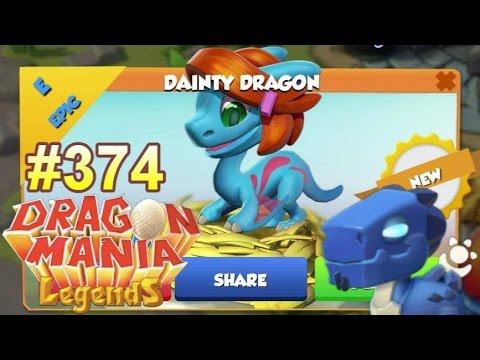 DAINTY DRAGON Hatching + Lunar Dragon of the Week! - Dragon Mania Legends #374
