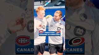 Les gars se prononcent sur la série Canadien vs Hurricanes! ????⚪️????