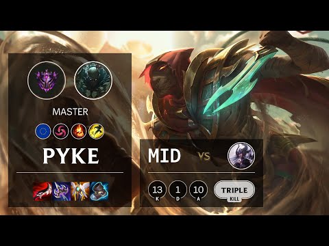 Pyke Mid vs Syndra - EUW Master Patch 11.2